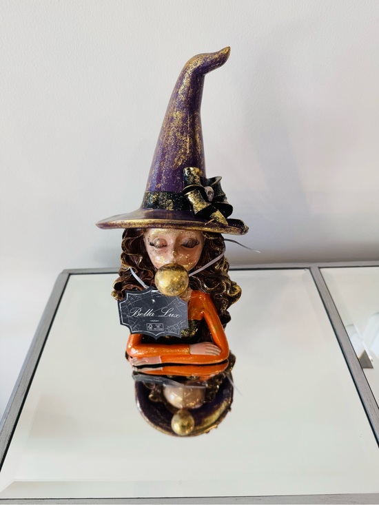 Bella Luxx Other - Viral Bella Lux  Shimmer Glam Orange Witch with Bubblegum Bust Figurine NWT